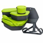 ست ظروف کمپینگ Crivit مدل Camping Dining Set سبز